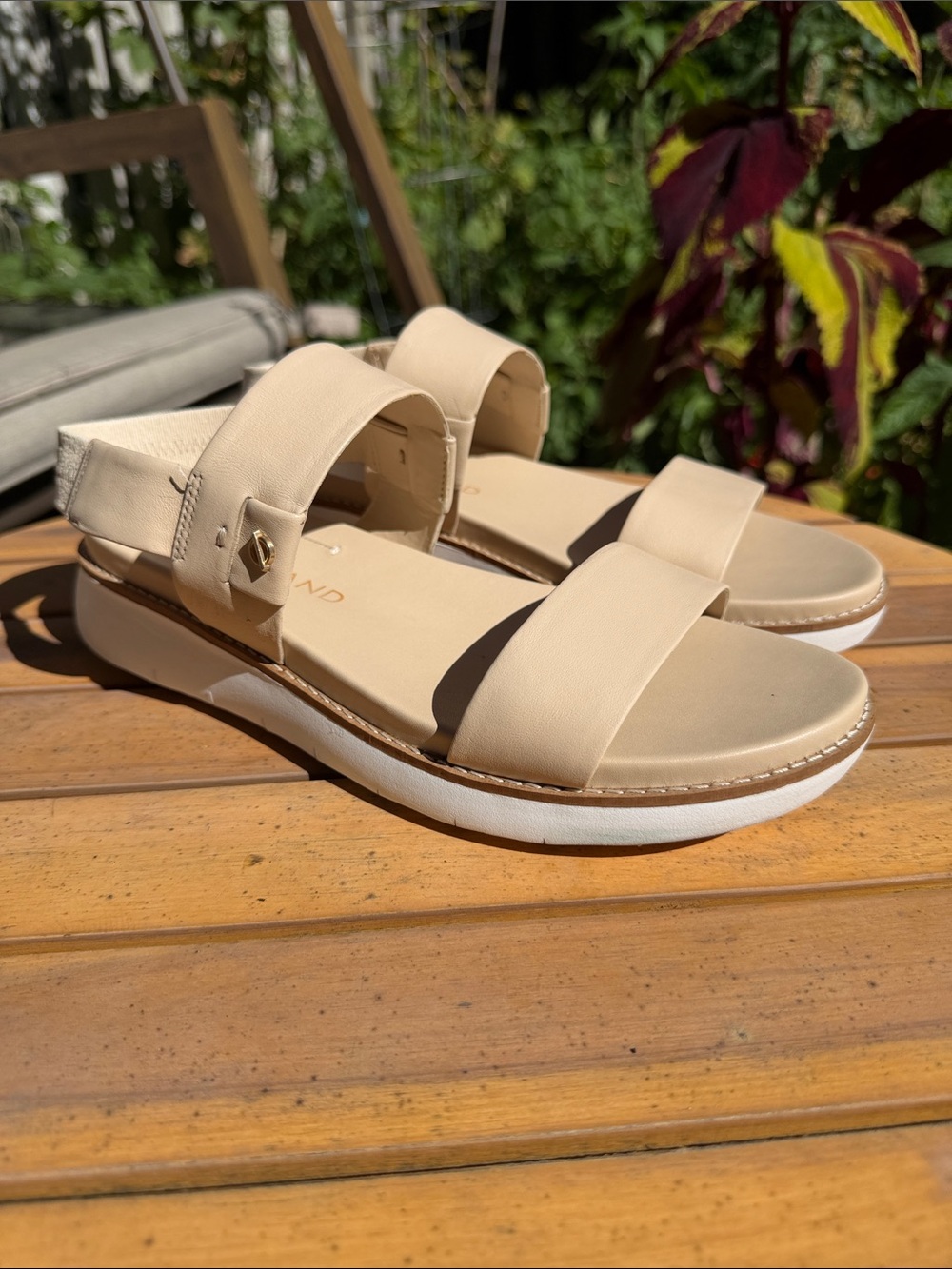 Cole Haan ZerøGrand Beige Sandals – Women’s 8.5